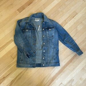 Madewell oversized denim jacket
